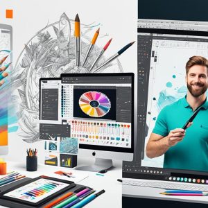 graphic design vs digital art